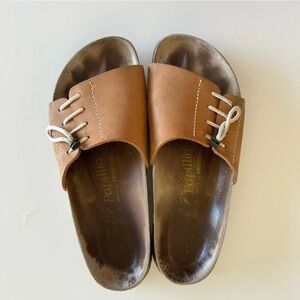Vintage Birkenstock papillio brown leather sandals